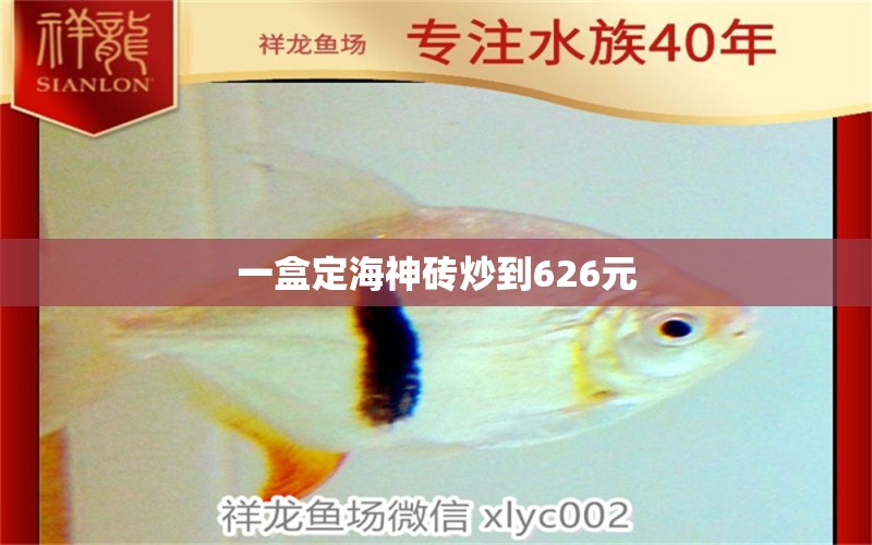 一盒定海神砖炒到626元