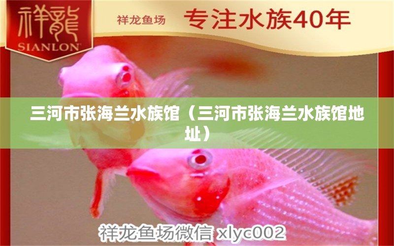 三河市张海兰水族馆（三河市张海兰水族馆地址） 全国水族馆企业名录