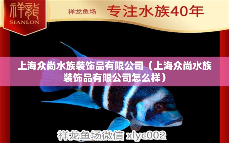 上海众尚水族装饰品有限公司（上海众尚水族装饰品有限公司怎么样）