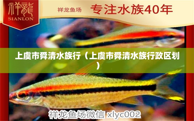 上虞市舜清水族行（上虞市舜清水族行政区划）