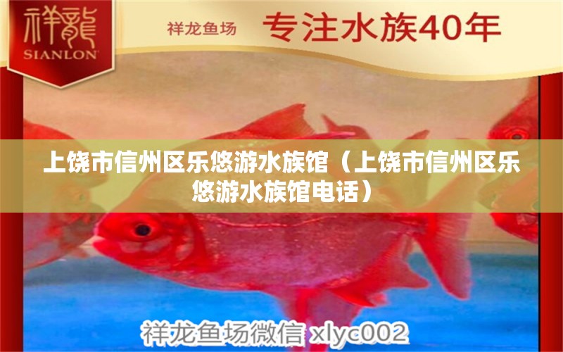 上饶市信州区乐悠游水族馆（上饶市信州区乐悠游水族馆电话）