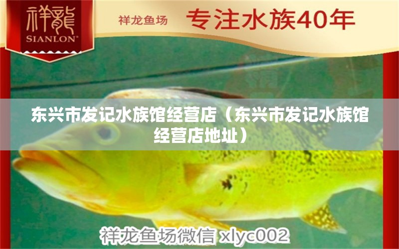 东兴市发记水族馆经营店（东兴市发记水族馆经营店地址） 全国水族馆企业名录