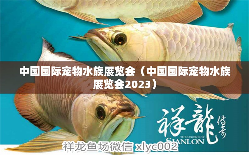 中国国际宠物水族展览会（中国国际宠物水族展览会2023）