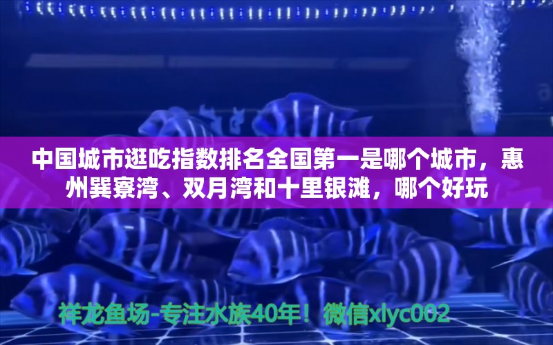 中国城市逛吃指数排名全国第一是哪个城市，惠州巽寮湾、双月湾和十里银滩，哪个好玩