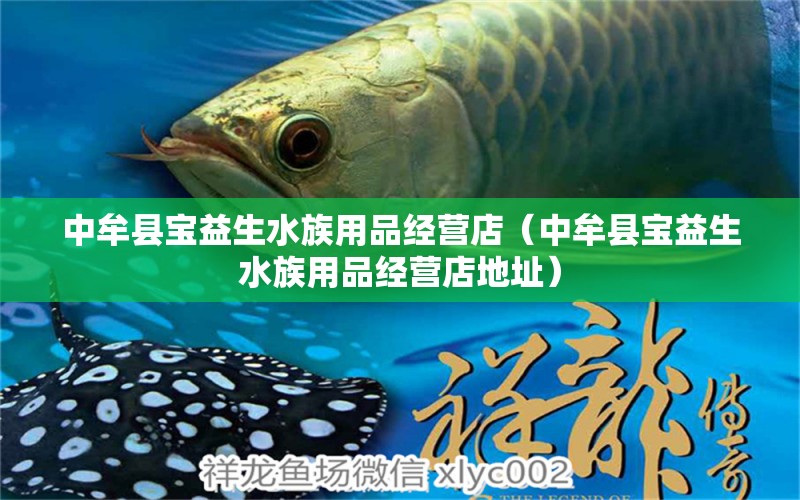 中牟县宝益生水族用品经营店（中牟县宝益生水族用品经营店地址）