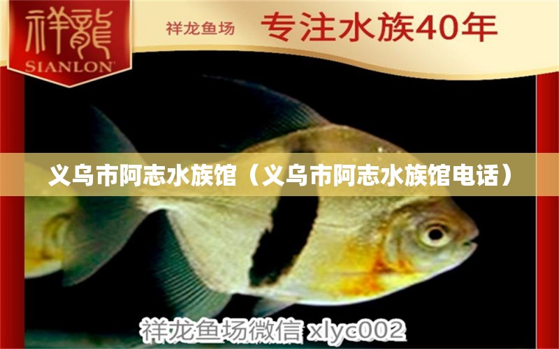 义乌市阿志水族馆（义乌市阿志水族馆电话）