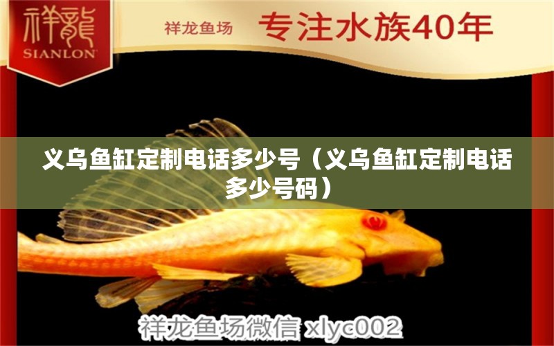 义乌鱼缸定制电话多少号（义乌鱼缸定制电话多少号码） 祥龙水族医院