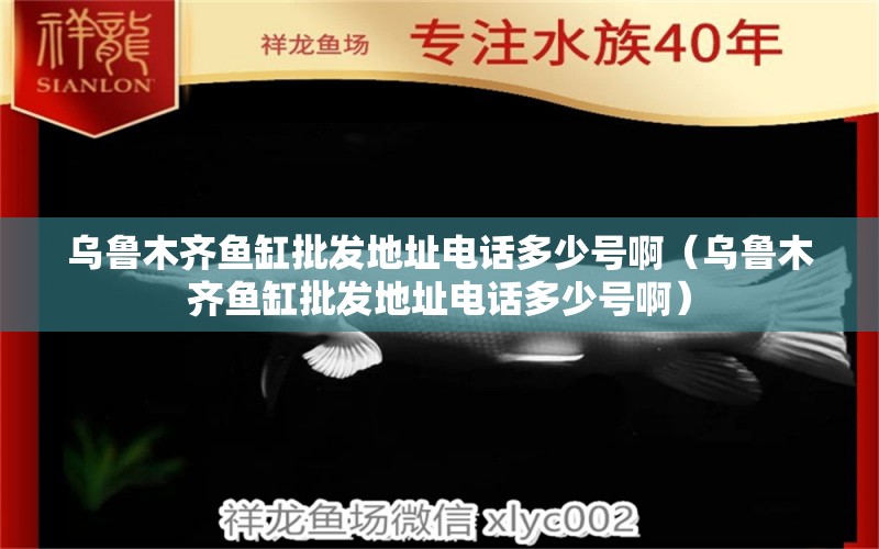 乌鲁木齐鱼缸批发地址电话多少号啊（乌鲁木齐鱼缸批发地址电话多少号啊） 定时器/自控系统