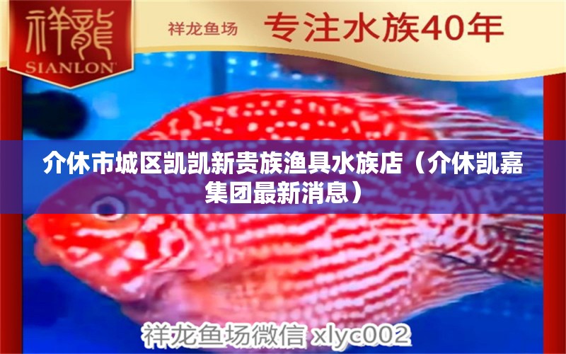 介休市城区凯凯新贵族渔具水族店（介休凯嘉集团最新消息）