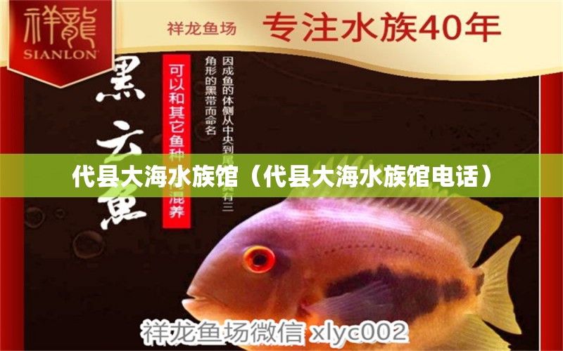 代县大海水族馆（代县大海水族馆电话） 全国水族馆企业名录