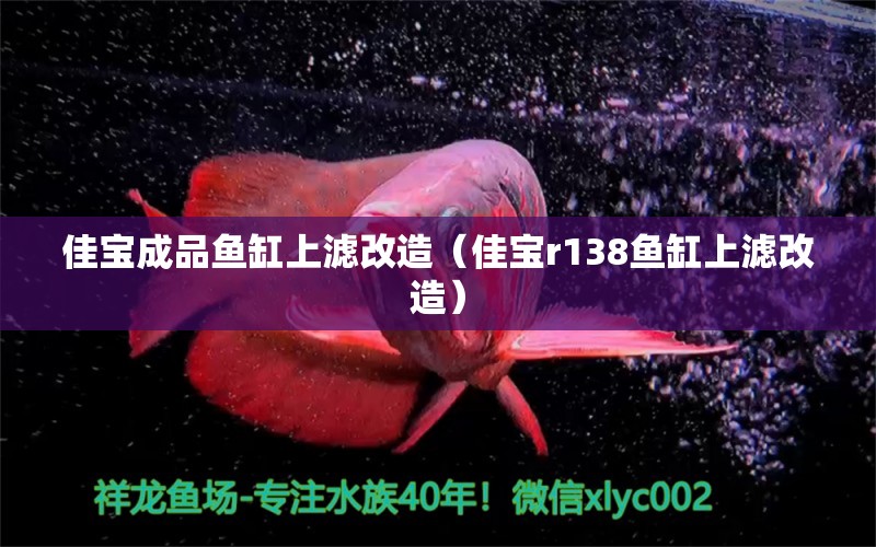 佳宝成品鱼缸上滤改造（佳宝r138鱼缸上滤改造）