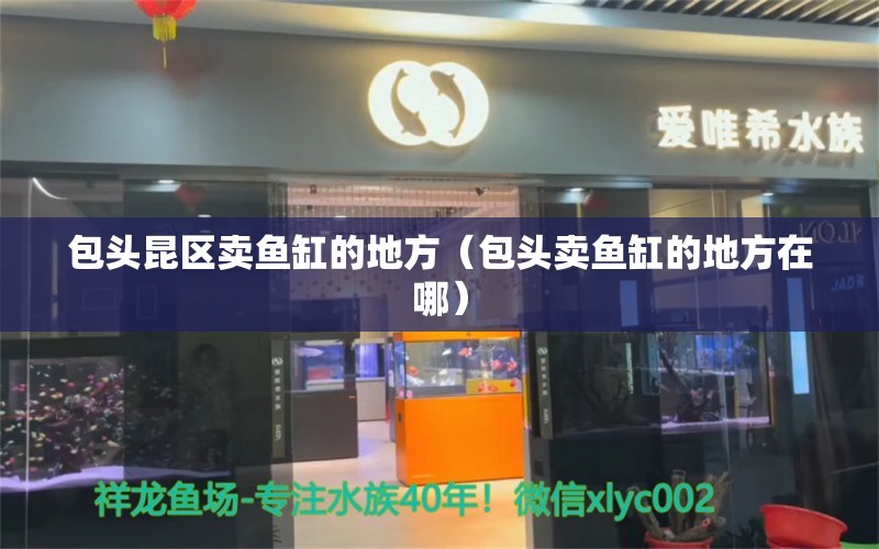 包头昆区卖鱼缸的地方（包头卖鱼缸的地方在哪） 广州观赏鱼批发市场