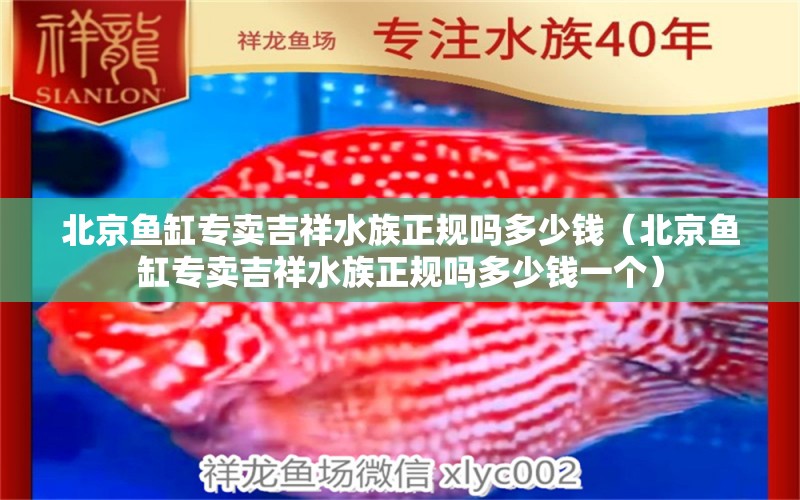 北京鱼缸专卖吉祥水族正规吗多少钱（北京鱼缸专卖吉祥水族正规吗多少钱一个）