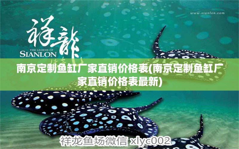 南京定制鱼缸厂家直销价格表(南京定制鱼缸厂家直销价格表最新) 龙鱼百科 第1张