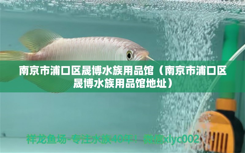 南京市浦口区晟博水族用品馆（南京市浦口区晟博水族用品馆地址）