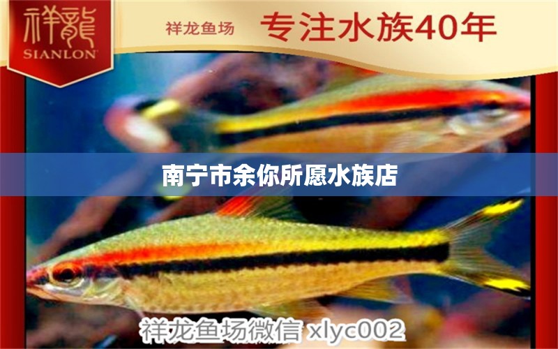 南宁市余你所愿水族店 全国水族馆企业名录