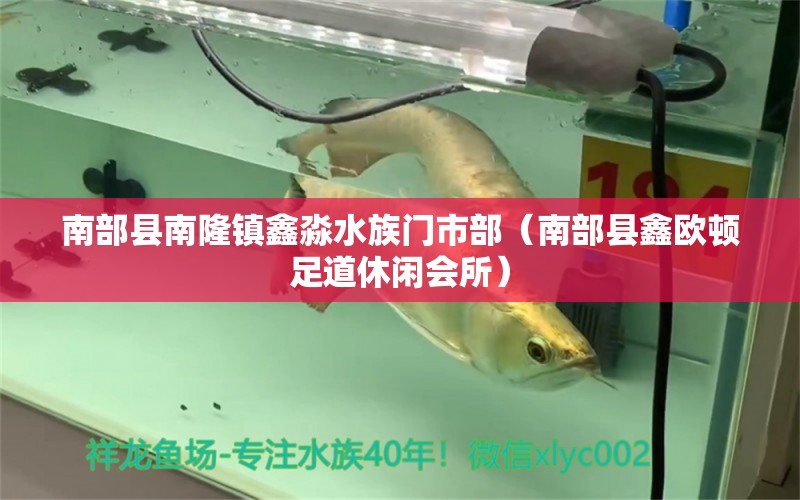 南部县南隆镇鑫淼水族门市部（南部县鑫欧顿足道休闲会所） 全国水族馆企业名录