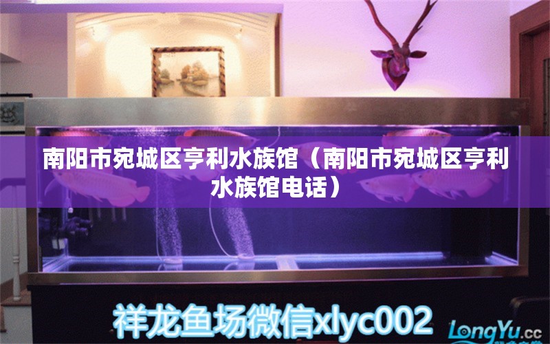 南阳市宛城区亨利水族馆（南阳市宛城区亨利水族馆电话）