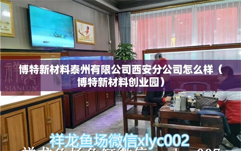 博特新材料泰州有限公司西安分公司怎么样（博特新材料创业园）