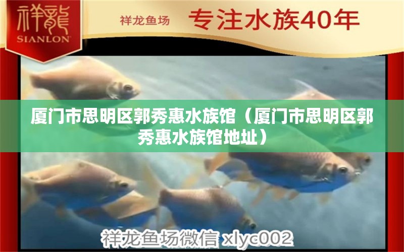 厦门市思明区郭秀惠水族馆（厦门市思明区郭秀惠水族馆地址） 全国水族馆企业名录