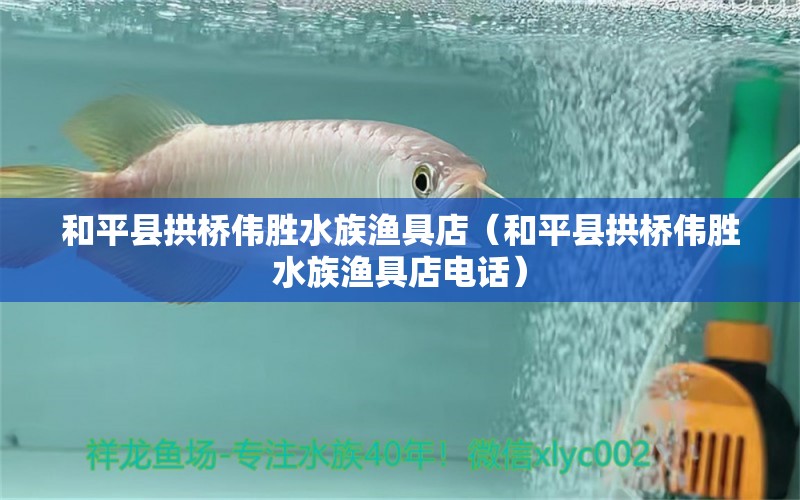 和平县拱桥伟胜水族渔具店（和平县拱桥伟胜水族渔具店电话）