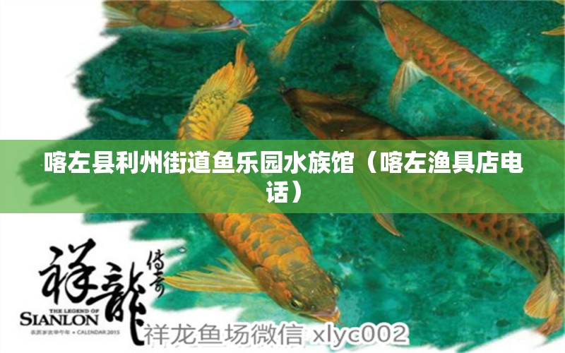 喀左县利州街道鱼乐园水族馆（喀左渔具店电话）