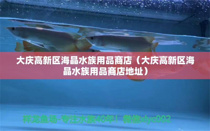 大庆高新区海晶水族用品商店（大庆高新区海晶水族用品商店地址）