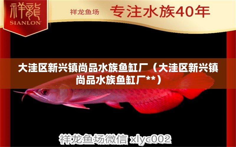 大洼区新兴镇尚品水族鱼缸厂（大洼区新兴镇尚品水族鱼缸厂**） 全国水族馆企业名录