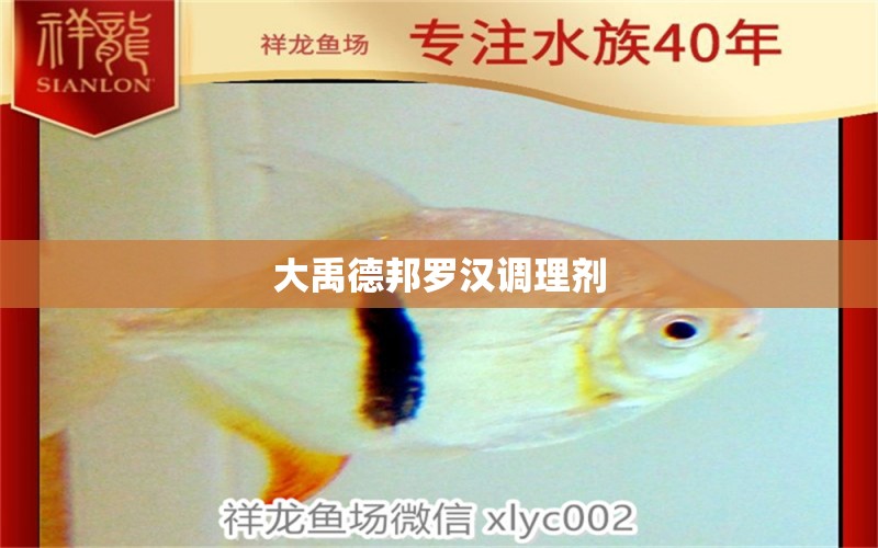 大禹德邦罗汉调理剂 广州水族器材滤材批发市场