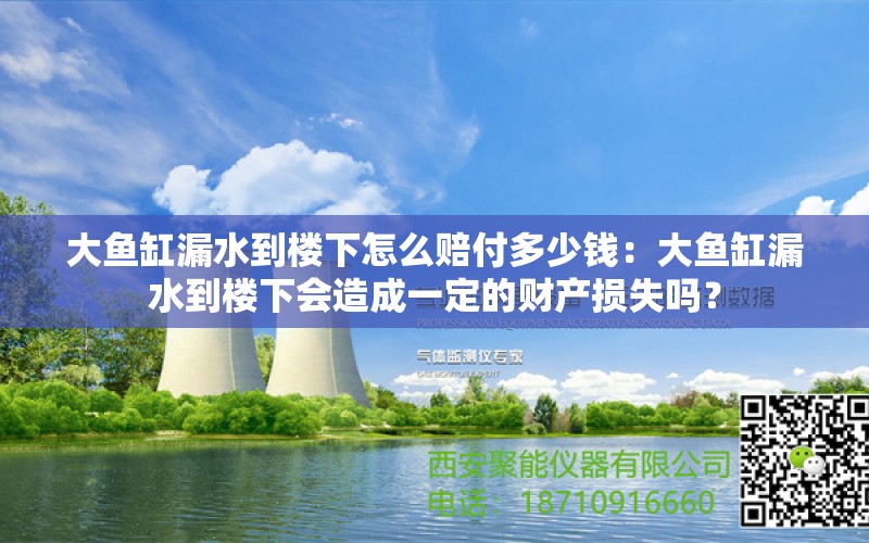 大鱼缸漏水到楼下怎么赔付多少钱：大鱼缸漏水到楼下会造成一定的财产损失吗？