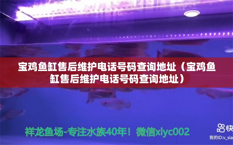 宝鸡鱼缸售后维护电话号码查询地址（宝鸡鱼缸售后维护电话号码查询地址）