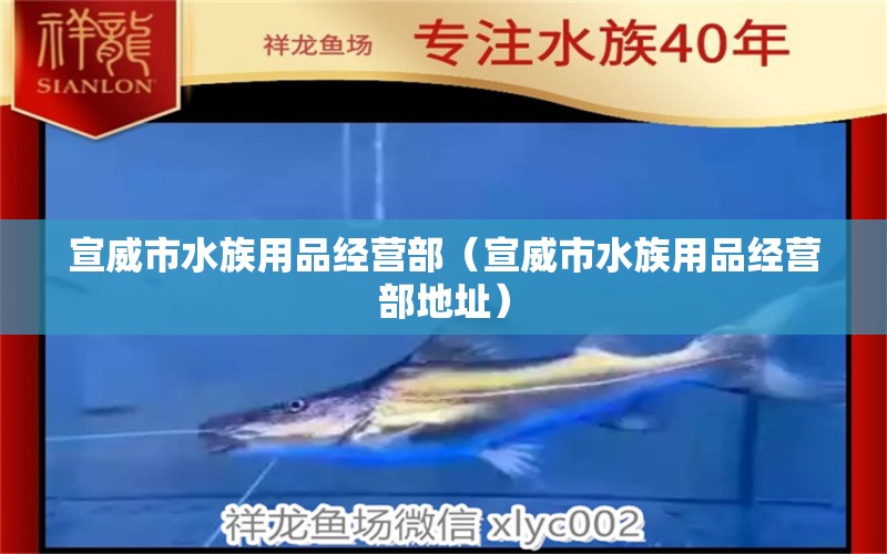 宣威市水族用品经营部（宣威市水族用品经营部地址）