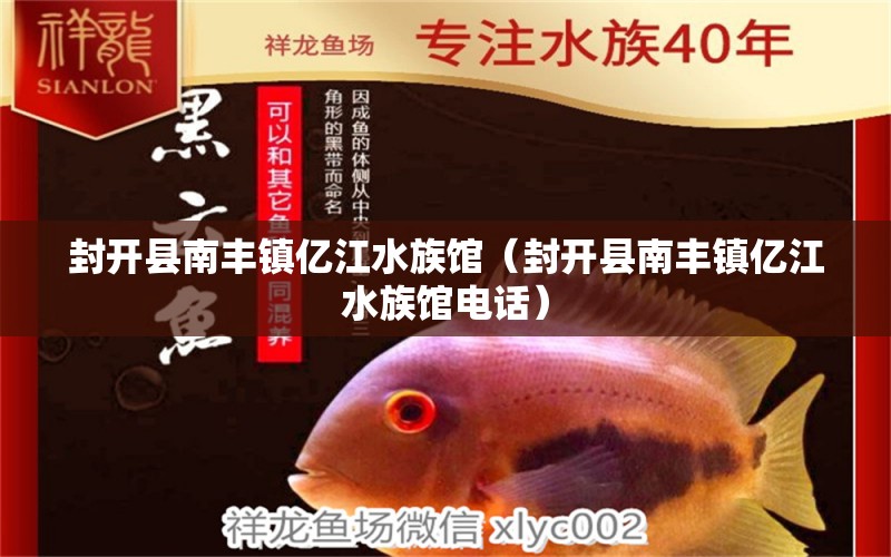 封开县南丰镇亿江水族馆（封开县南丰镇亿江水族馆电话） 全国水族馆企业名录