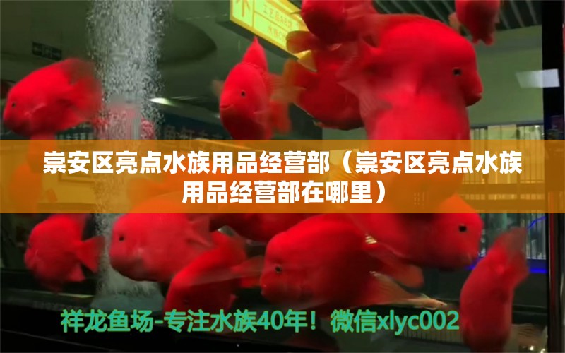 崇安区亮点水族用品经营部（崇安区亮点水族用品经营部在哪里）