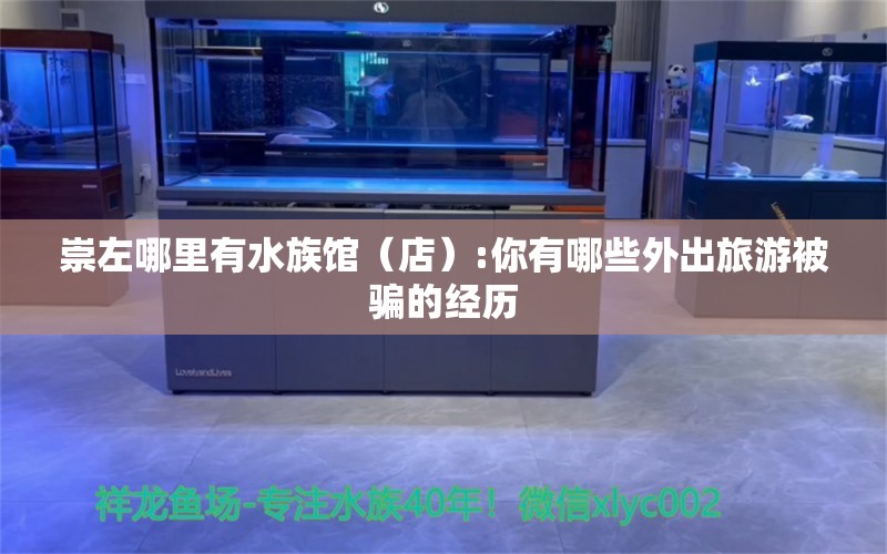 崇左哪里有水族馆（店）:你有哪些外出旅游被骗的经历 观赏鱼水族批发市场