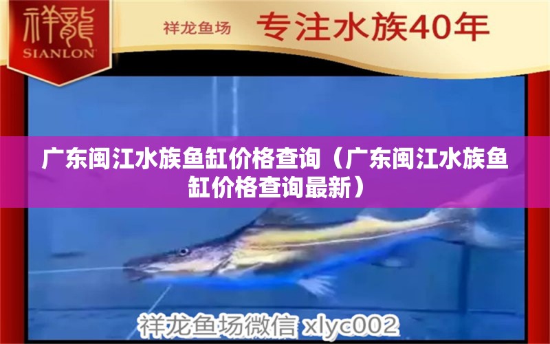 广东闽江水族鱼缸价格查询（广东闽江水族鱼缸价格查询最新）