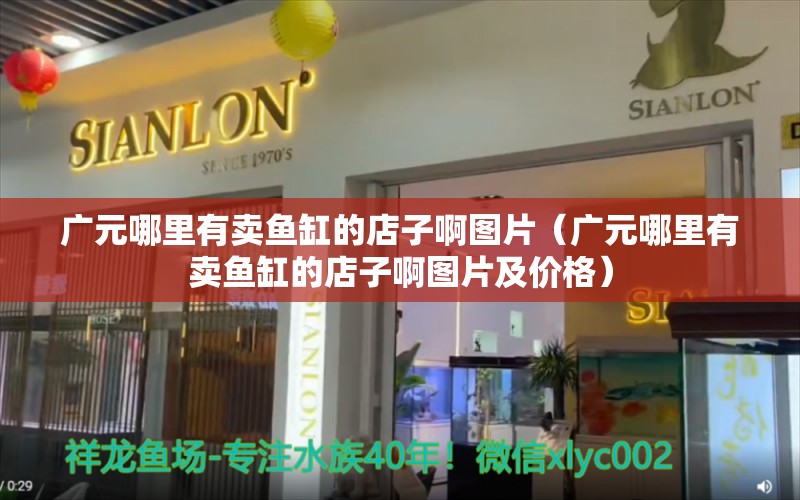 广元哪里有卖鱼缸的店子啊图片（广元哪里有卖鱼缸的店子啊图片及价格） 祥龙水族滤材/器材