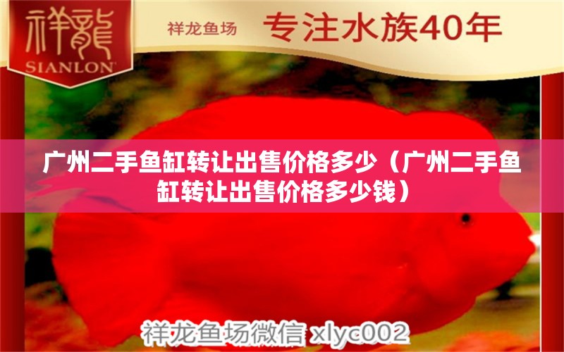 广州二手鱼缸转让出售价格多少（广州二手鱼缸转让出售价格多少钱）