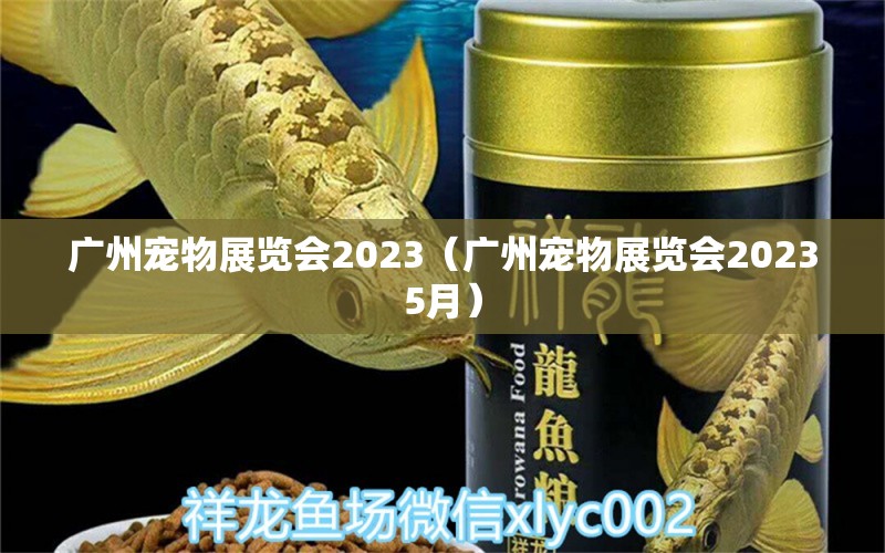 广州宠物展览会2023（广州宠物展览会20235月） 广州水族批发市场