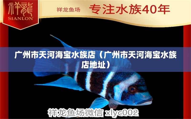 广州市天河海宝水族店（广州市天河海宝水族店地址） 全国水族馆企业名录