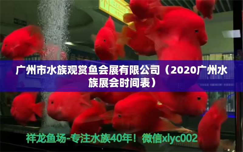 广州市水族观赏鱼会展有限公司（2020广州水族展会时间表）