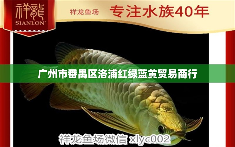 广州市番禺区洛浦红绿蓝黄贸易商行 全国水族馆企业名录