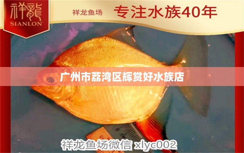 广州市荔湾区辉赏好水族店