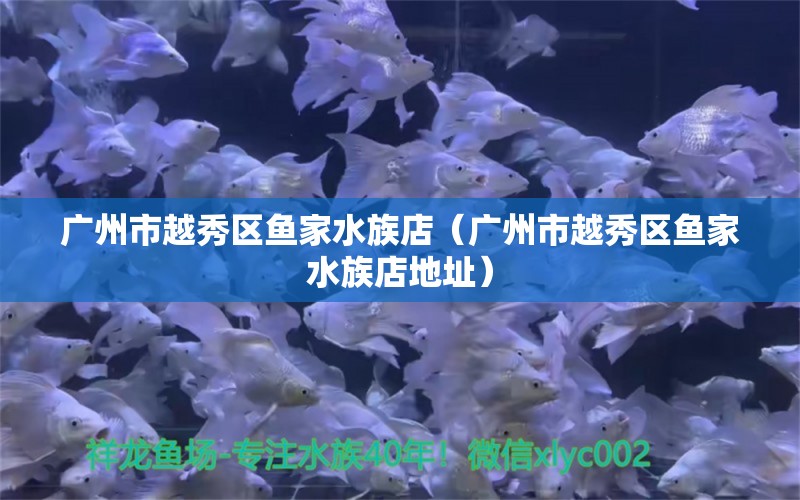 广州市越秀区鱼家水族店（广州市越秀区鱼家水族店地址） 全国水族馆企业名录