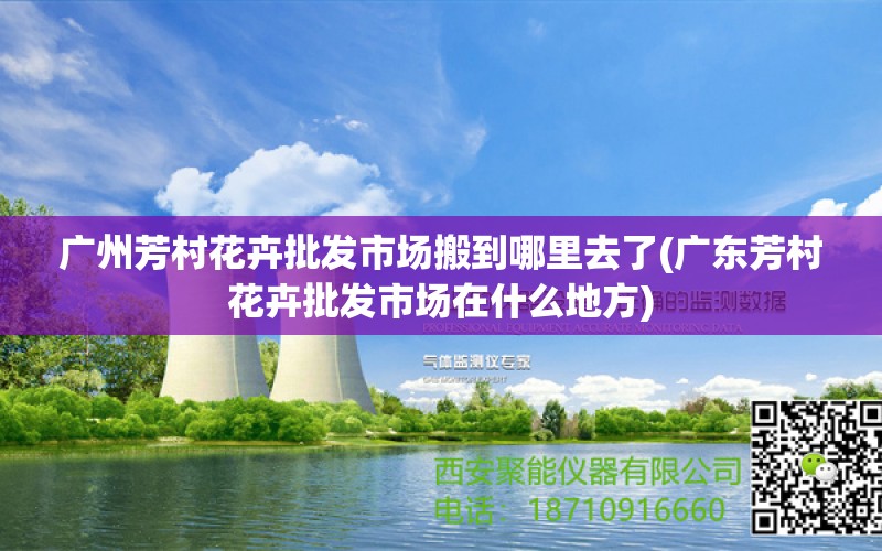 广州芳村花卉批发市场搬到哪里去了(广东芳村花卉批发市场在什么地方)