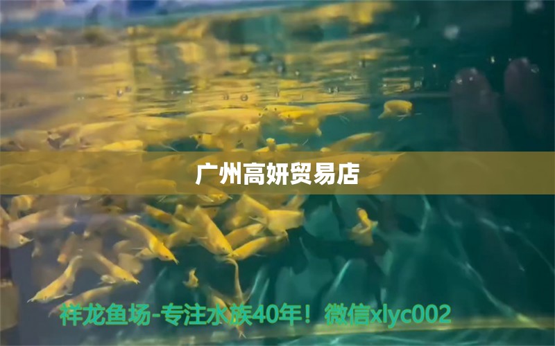 广州高妍贸易店 全国水族馆企业名录