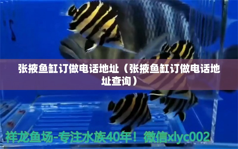 张掖鱼缸订做电话地址（张掖鱼缸订做电话地址查询） 祥龙水族医院