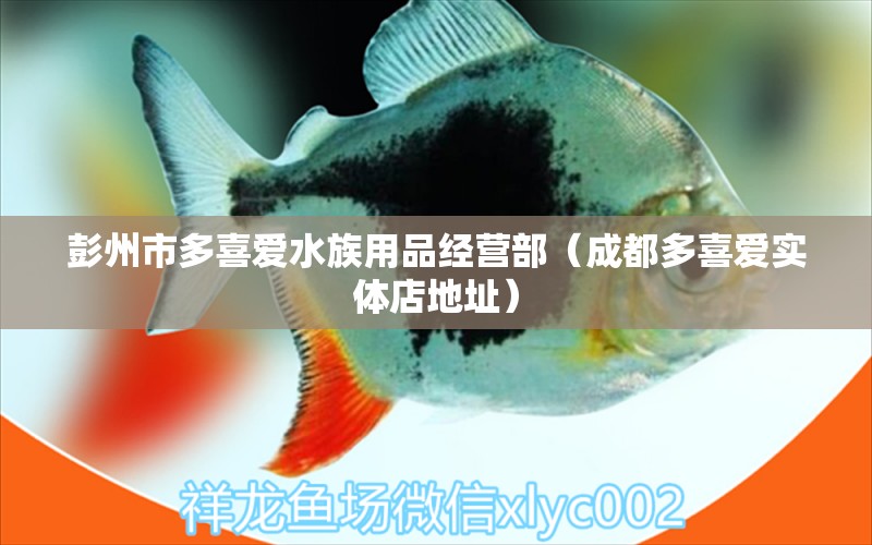 彭州市多喜爱水族用品经营部（成都多喜爱实体店地址） 水族用品