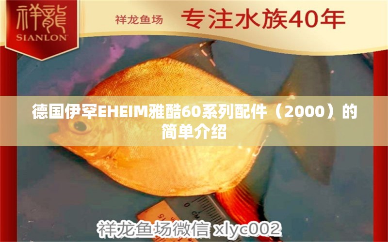 德国伊罕EHEIM雅酷60系列配件（2000）的简单介绍