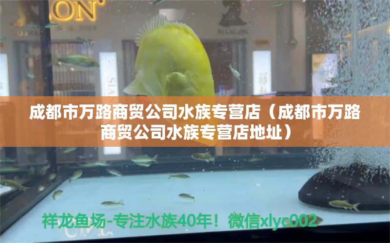 成都市万路商贸公司水族专营店（成都市万路商贸公司水族专营店地址） 全国水族馆企业名录